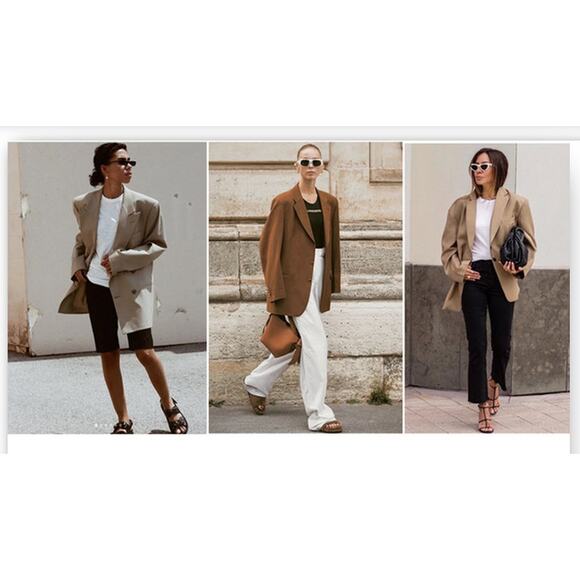 Alberto Cardinali Tan/Beige Jacket and Vest Oversize Look 42L - Picture 9 of 13